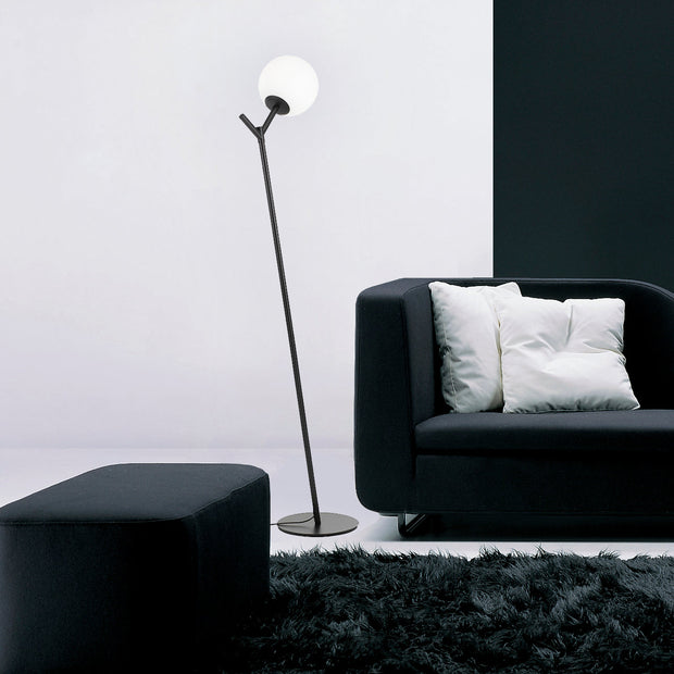 Ohh Floor Lamp Black and Opal