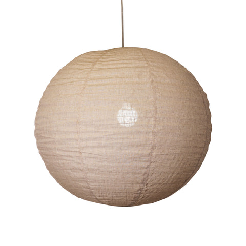 KANTO.80 80cm Round Flax Linen Shade Only