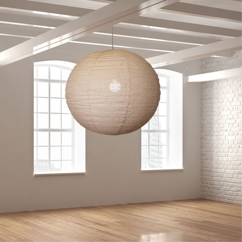 KANTO.80 80cm Round Flax Linen Shade Only