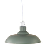 SLATER.38 SAGE GREEN 38cm Industrial Vintage Shade