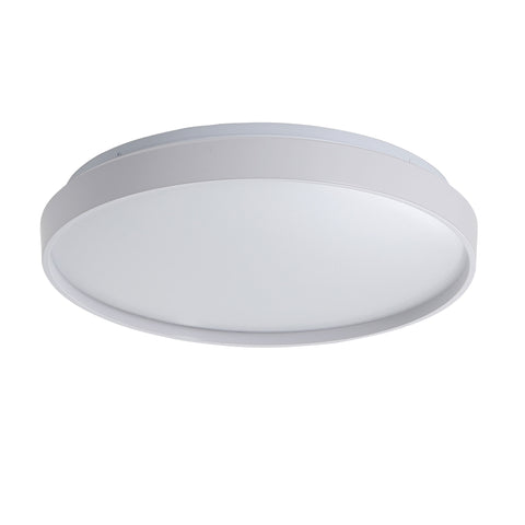 Leena 48cm 30w LED CCT Dimmable White Trim Oyster Light