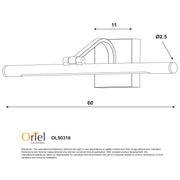 KINDEN 10w LED CCT Satin Brass Picture Light