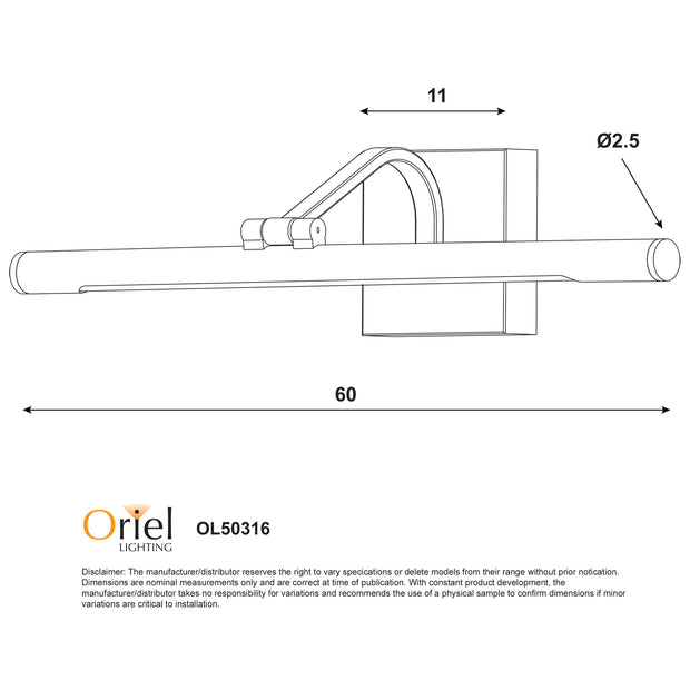 KINDEN 10w LED CCT Satin Brass Picture Light