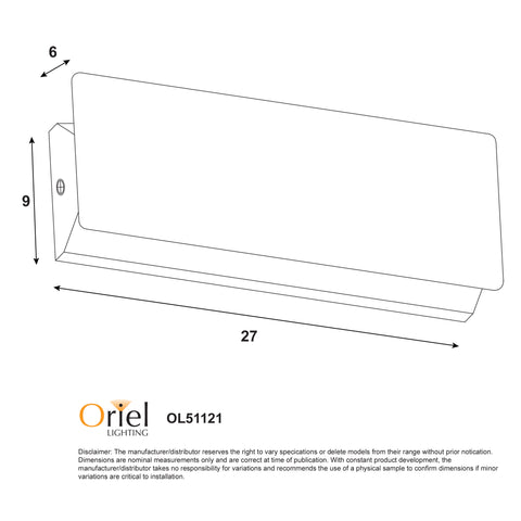 NIMMO 8w LED CCT Adjustable Up/Down Light