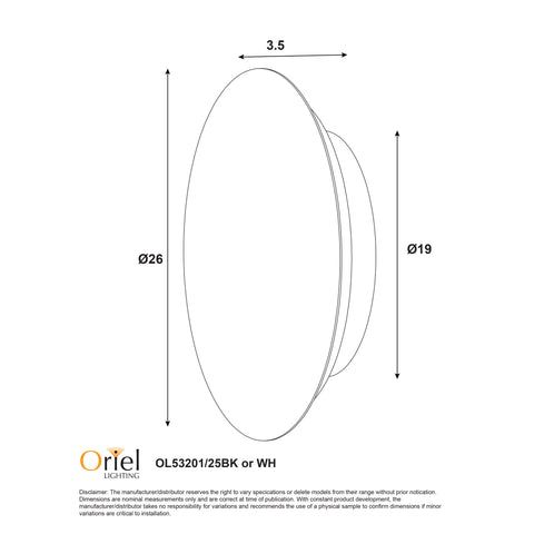 Dot 25 CCT LED Wall Light White