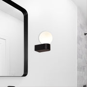 Minne Wall Light IP44 Black