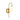 NOXE Satin Brass Arm with Opal Matt Ball G9 Wall Light
