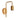 LANE Timber and Satin Brass E27 Wall Light