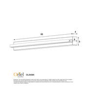 Gebo.85 24w CCT LED 850mm White Vanity Light