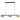 BRIDGE 6 Light GU10 Black and Satin Brass 90cm Adjustable Head Linear Pendant