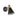 NORBERT Black and Satin Brass E27 Spot Light with Switch