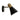 NORBERT Black and Satin Brass E27 Spot Light with Switch