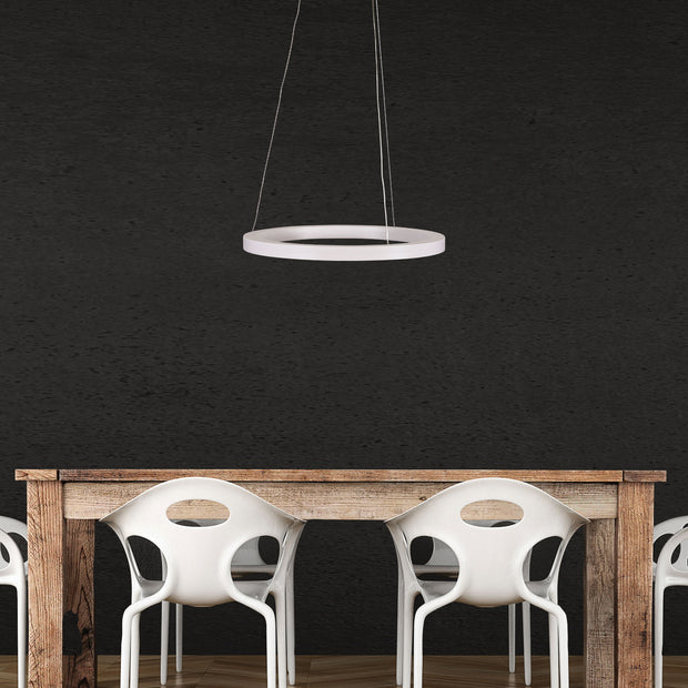 Nebula 40cm CCT LED Ring Pendant White