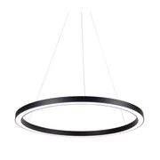 Nebula 60cm LED Ring Pendant Black CCT