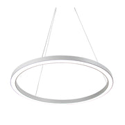 NEBULA 24w LED CCT 60cm White Ring Pendant