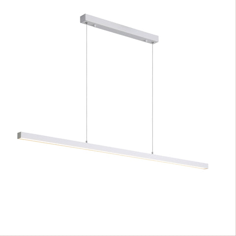 SHARD 1200mm 24w CCT LED Slimline White Pendant
