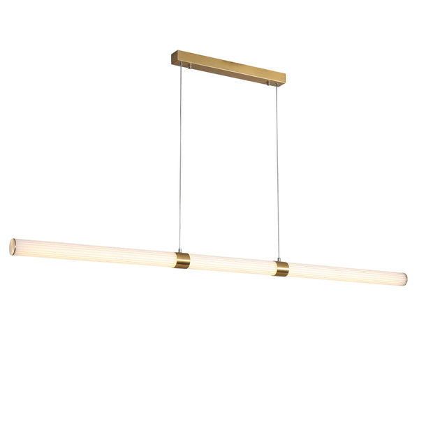 Maxwell 150 LED Pendant Satin Brass