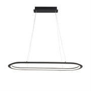 Ovale CCT LED Pendant Black