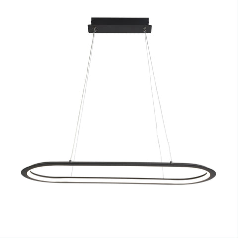 Ovale CCT LED Pendant Black