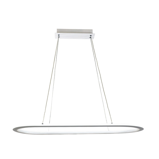 Ovale CCT LED Pendant White