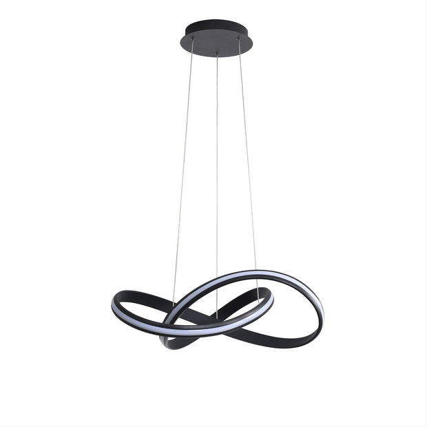 Spira CCT LED Pendant Black