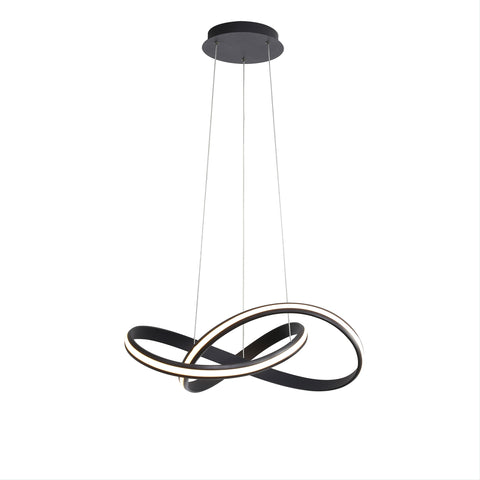 Spira CCT LED Pendant Black