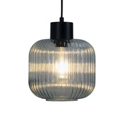 Miller 200 Single Pendant Clear and Black