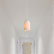ARLEY White with Opal Matt Glass E27 Pendant