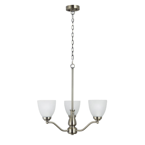 Rochester 3L Antique Brass Traditional Pendant