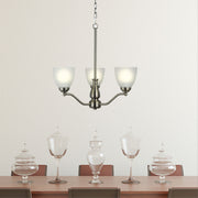 Rochester 3L Antique Brass Traditional Pendant