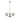 Rochester 5 Light E27 Antique Brass with Frost Glass Traditional Pendant
