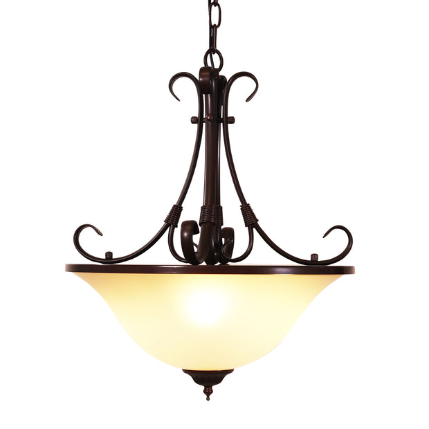 Gaston II 3lt Bronze Traditional Pendant
