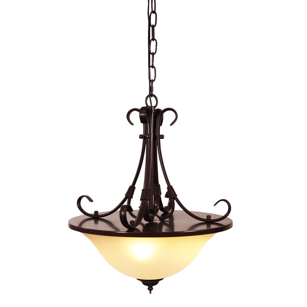 Gaston II 3lt Bronze Traditional Pendant