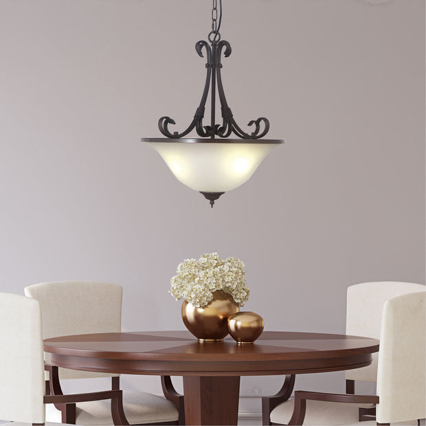 Gaston II 3lt Bronze Traditional Pendant