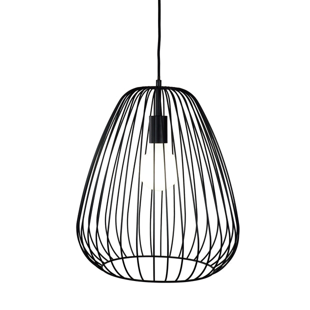 Pera 38 Single Pendant Black