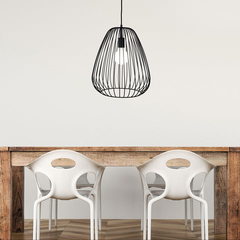 Pera 38 Single Pendant Black