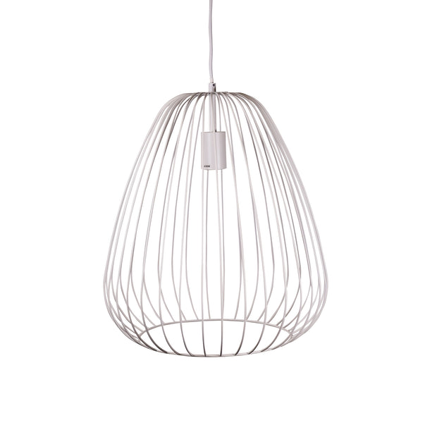 Pera 38 Single Pendant White