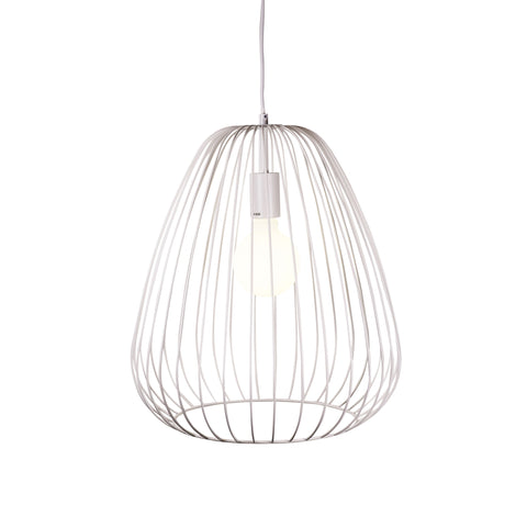 Pera 38 Single Pendant White