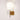 BELLA Satin Brass E27 Wall Sconce with Fabric Shade