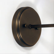 Kinbury Wall Light Bronze With Opal Matt Glass