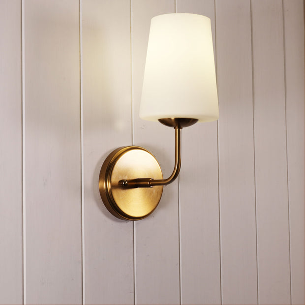 Hopley Wall Light Satin Brass