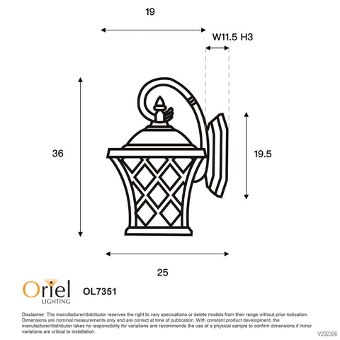 Fairview Outdoor Wall Light White