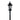 ALBION Black IP44 E27 221cm Traditional Post Light