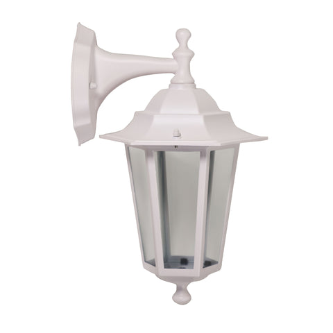 Ascot Down Facing Traditional IP44 Coach Light White