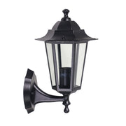 Ascot Up Facing Traditional IP44 Coach Light Black