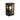 Chicago Reeded Glass IP44 Exterior Light Black
