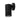 Zeta Single IP44 Fixed Spotlight Black