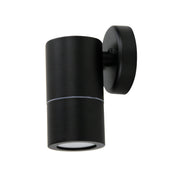 Zeta Single IP44 Fixed Spotlight Black