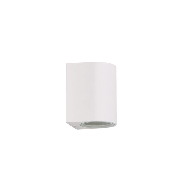 HERA White IP54 GU10 Down Only Wall Light