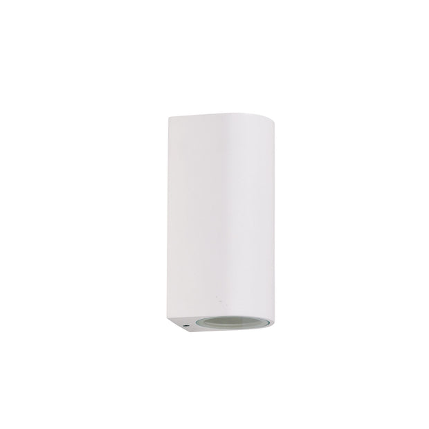 HERA White IP54 GU10 Up and Down Wall Light